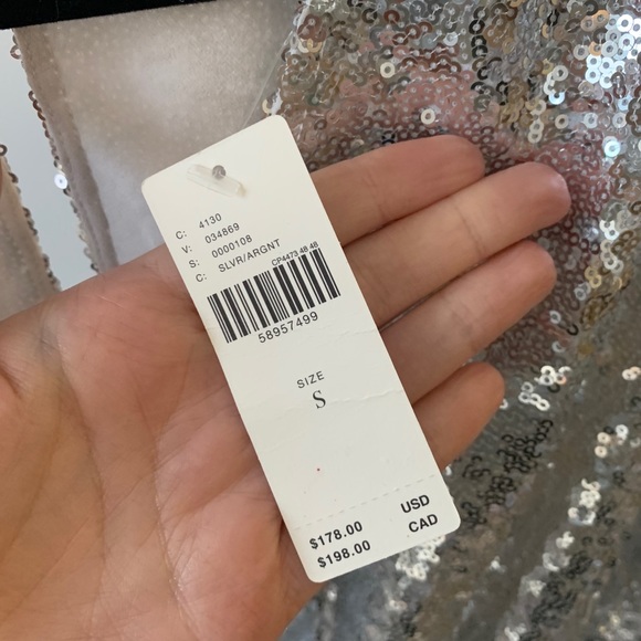 NWT Anthropologie Lisabette Sequin Dress - Picture 8 of 9